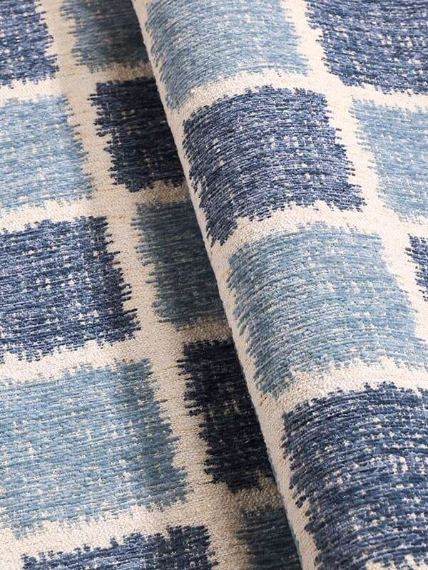TED tekstureret gitter Chenille Jacquard stof